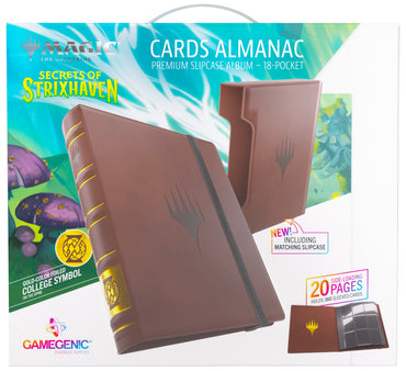 Gamegenic Secrets of Strixhaven Cards Almanac Premium Slipcase Album 18-Pocket - Quandrix