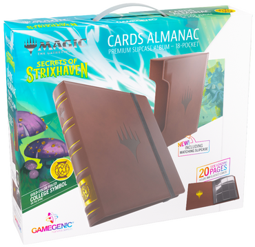 Gamegenic Secrets of Strixhaven Cards Almanac Premium Slipcase Album 18-Pocket - Quandrix