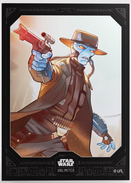 Gamegenic Star Wars Unlimited - Premium Art Sleeves Cad Bane (66mm x 92 mm) (62 Sleeves Per Pack)
