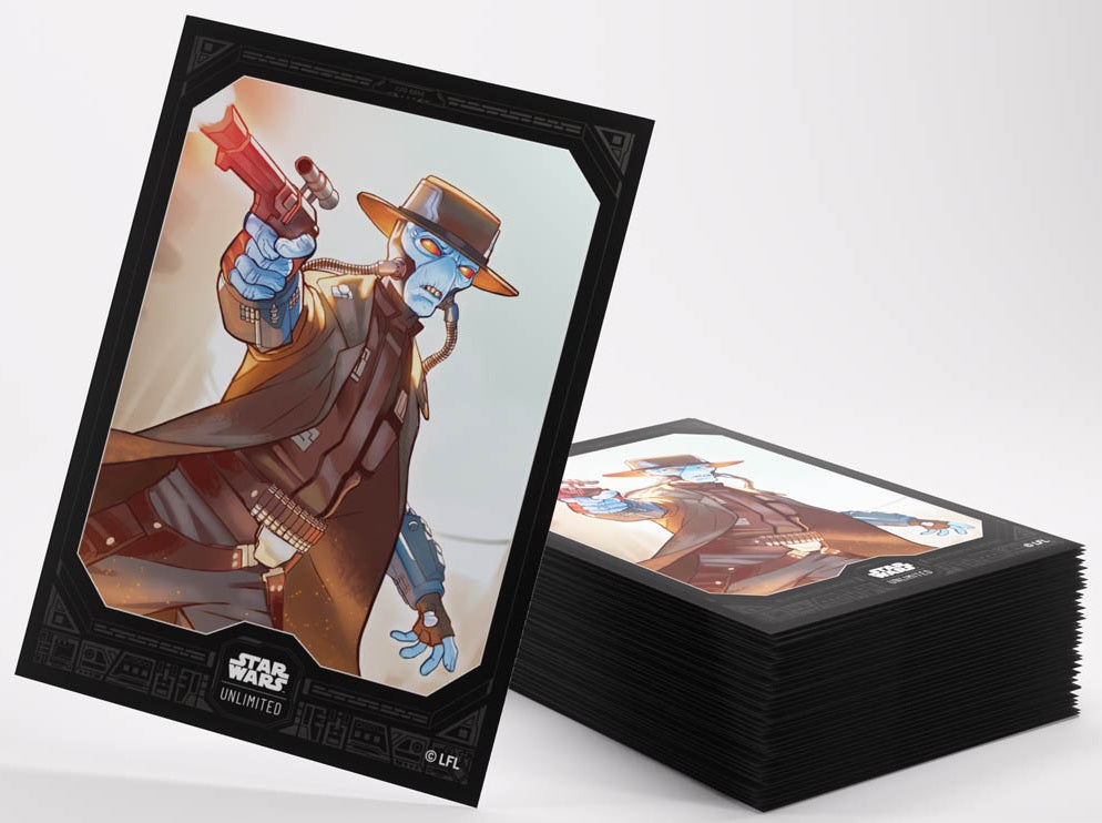 Gamegenic Star Wars Unlimited - Premium Art Sleeves Cad Bane (66mm x 92 mm) (62 Sleeves Per Pack)