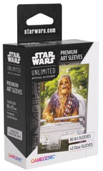 Gamegenic Star Wars Unlimited - Premium Art Sleeves Chewbacca (66mm x 92 mm)