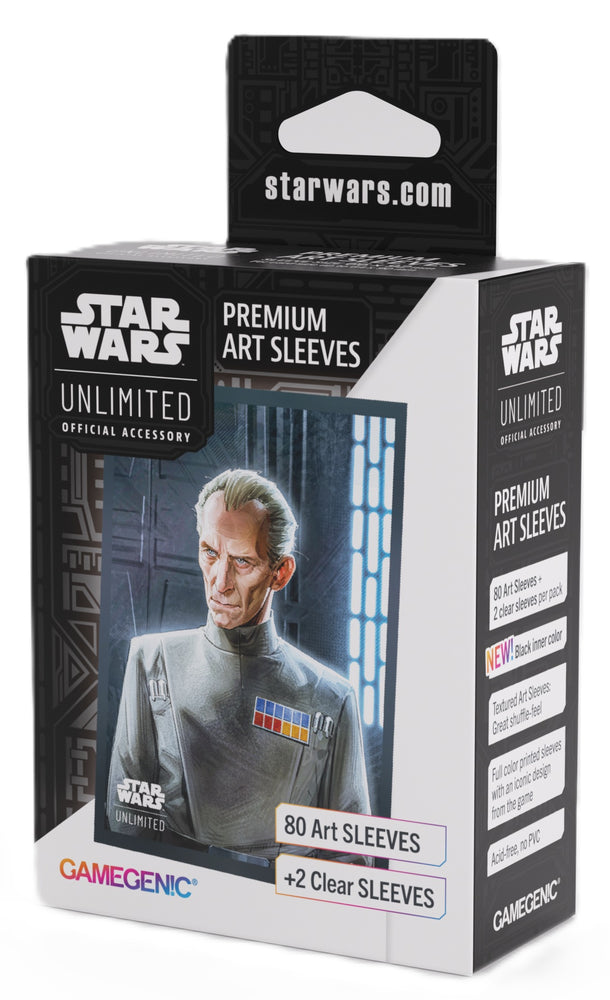 Gamegenic Star Wars Unlimited - Premium Art Sleeves Grand Moff Tarkin (66mm x 92 mm)