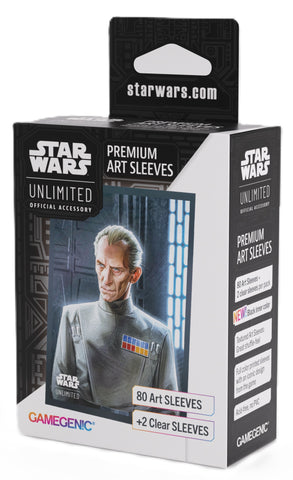 Gamegenic Star Wars Unlimited - Premium Art Sleeves Grand Moff Tarkin (66mm x 92 mm)