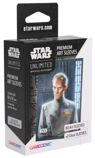 Gamegenic Star Wars Unlimited - Premium Art Sleeves Grand Moff Tarkin (66mm x 92 mm)