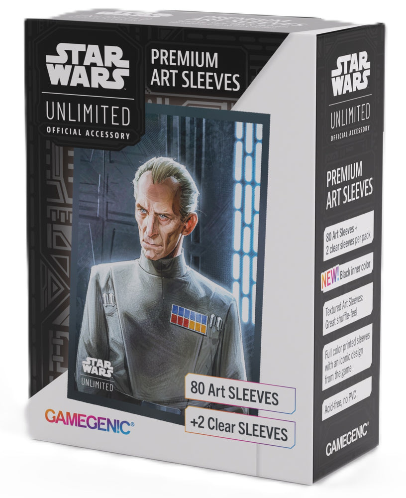 Gamegenic Star Wars Unlimited - Premium Art Sleeves Grand Moff Tarkin (66mm x 92 mm)