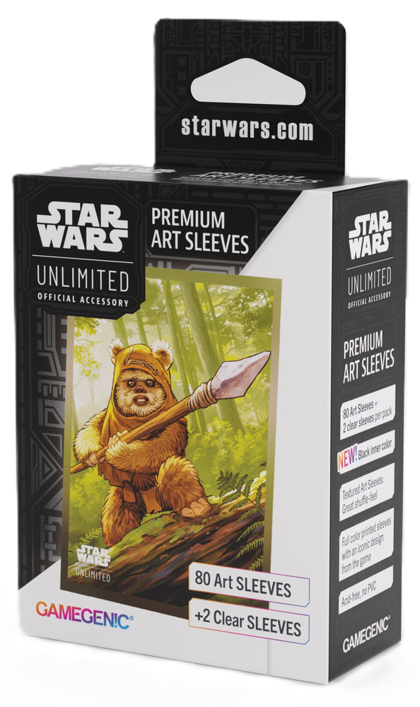 Gamegenic Star Wars Unlimited - Premium Art Sleeves Wicket (66mm x 92 mm)