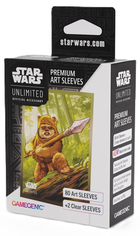 Gamegenic Star Wars Unlimited - Premium Art Sleeves Wicket (66mm x 92 mm)