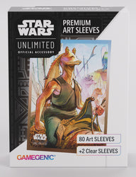 Gamegenic Star Wars Unlimited - Premium Art Sleeves Jar Jar Binks (66mm x 92 mm)