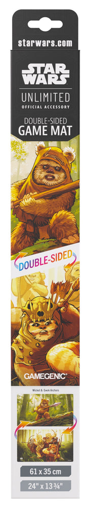 Gamegenic Star Wars Unlimited - Double Sided Game Mat Wicket & Ewok Archers
