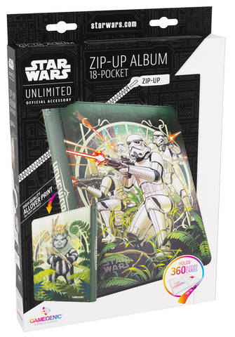 Gamegenic Star Wars Unlimited - Zip Up Album 18 Pocket The First Legion & Teebo
