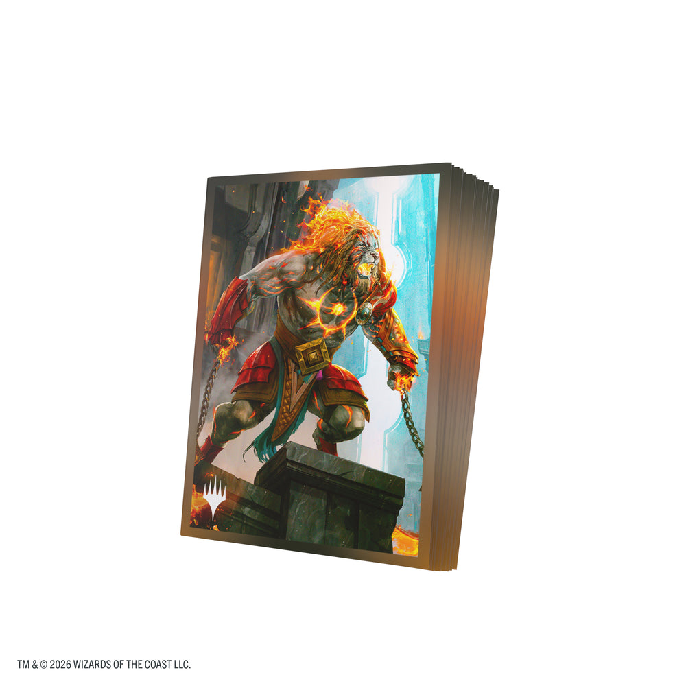 Gamegenic Magic Reality Fracture Premium Art Sleeves - Ajani, Path of Vengeance