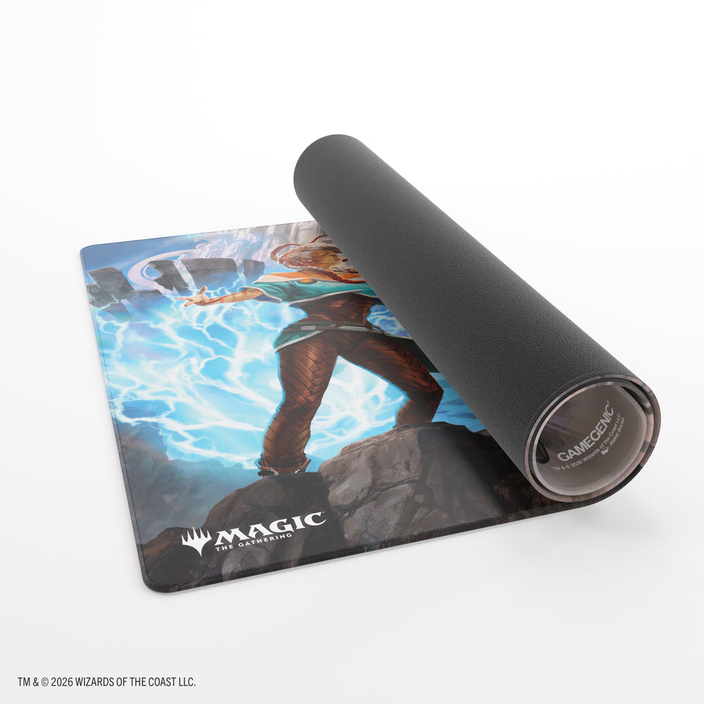 Gamegenic Magic Reality Fracture Shiny Playmat - Tam Beleren, Conflicted/Jace, Building Reality