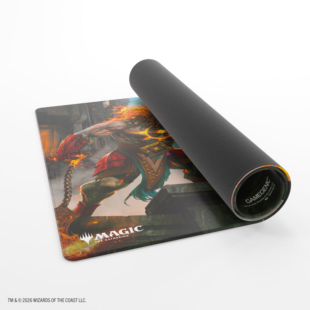 Gamegenic Magic Reality Fracture Shiny Playmat - Ajani, Path of Vengeance/Ajani, Counterattack Leader