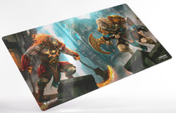 Gamegenic Magic Reality Fracture Shiny Playmat - Ajani, Path of Vengeance/Ajani, Counterattack Leader