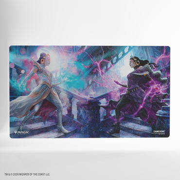 Gamegenic Magic Reality Fracture Shiny Playmat - Liliana, Devoted Healer/Liliana, Callous Necromancer