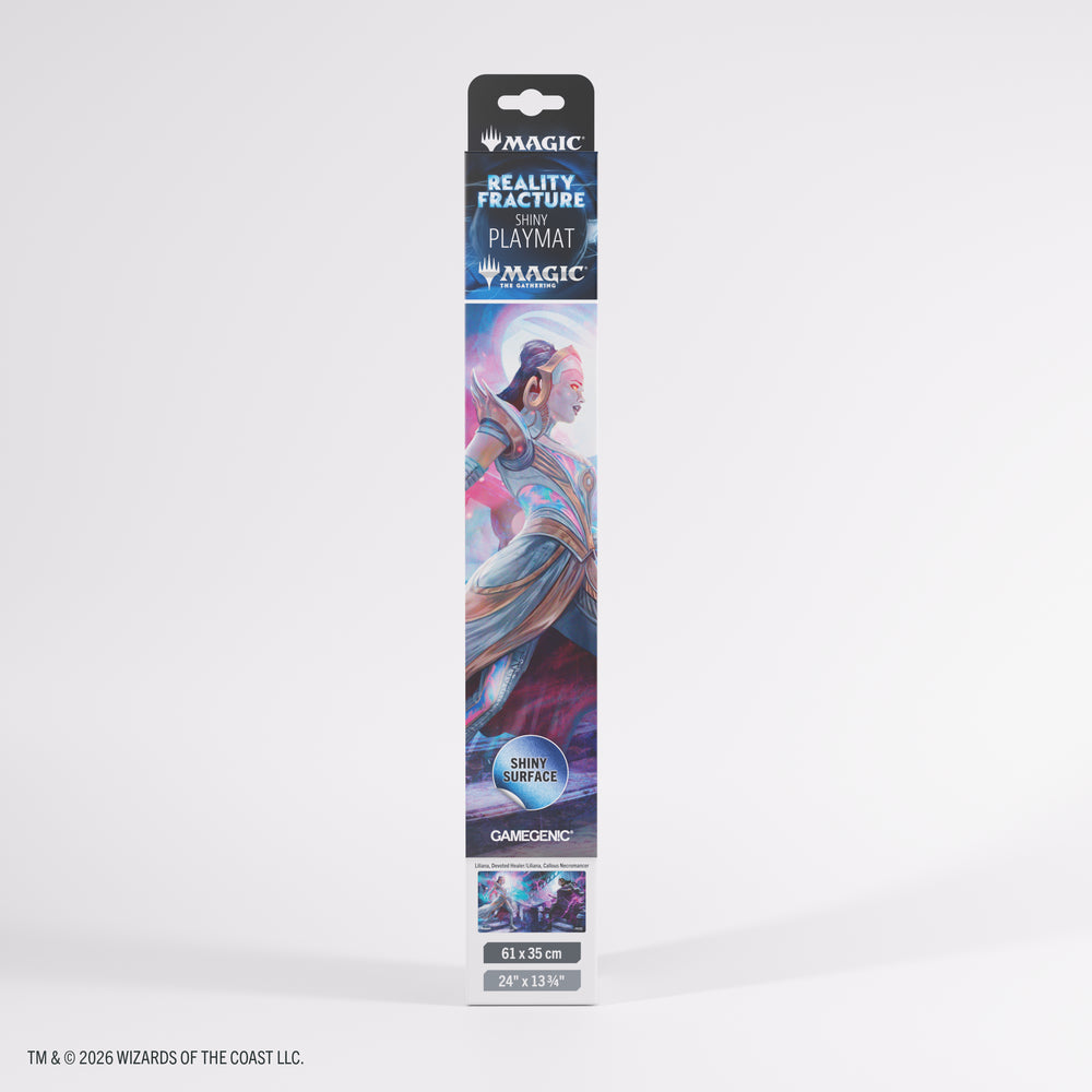 Gamegenic Magic Reality Fracture Shiny Playmat - Liliana, Devoted Healer/Liliana, Callous Necromancer