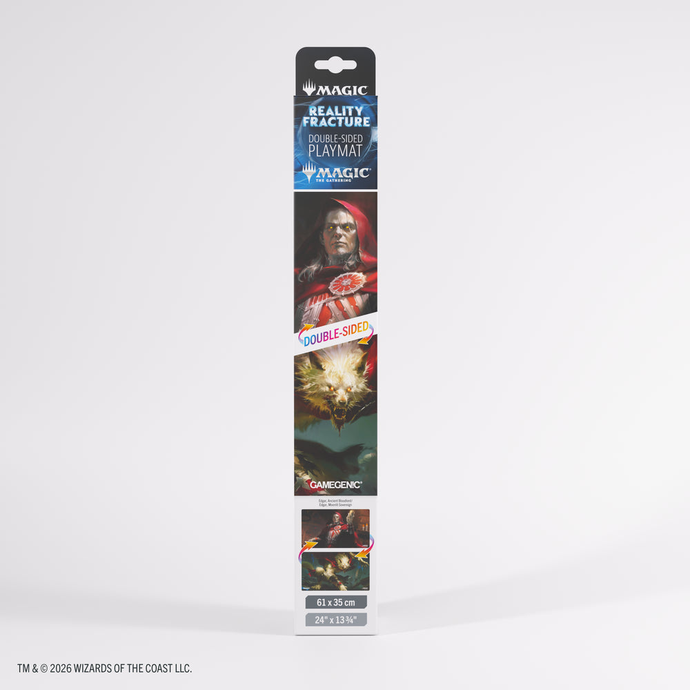 Gamegenic Magic Reality Fracture Double-sided Playmat - Edgar, Ancient Bloodlord/Edgar, Moonlit Sovereign