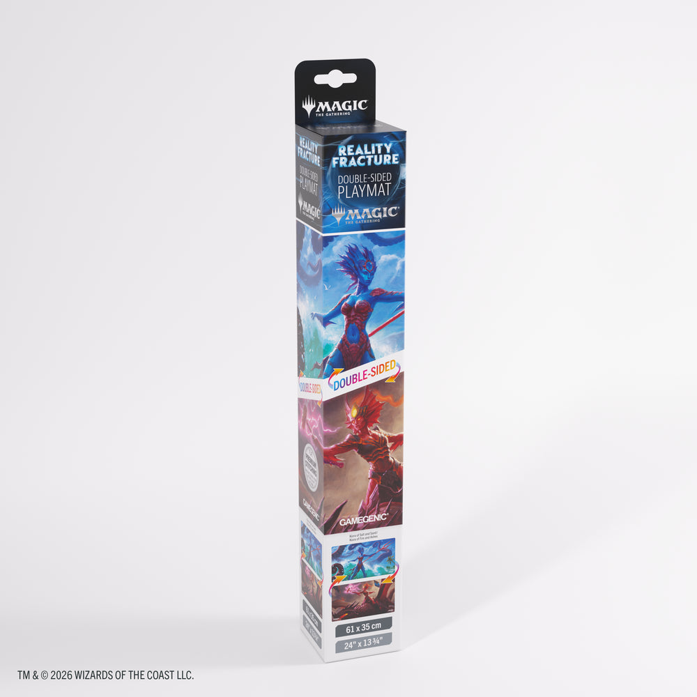 Gamegenic Magic Reality Fracture Double-sided Playmat - Kiora of Salt and Sand/Kiora of Fire and Ashes