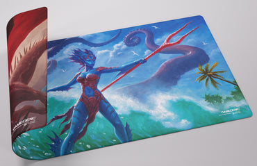 Gamegenic Magic Reality Fracture Double-sided Playmat - Kiora of Salt and Sand/Kiora of Fire and Ashes