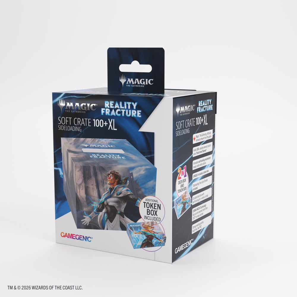 Gamegenic Magic Reality Fracture Soft Crate 100+ XL Sideloading - Tam Beleren, Conflicted/Jace, Building Reality
