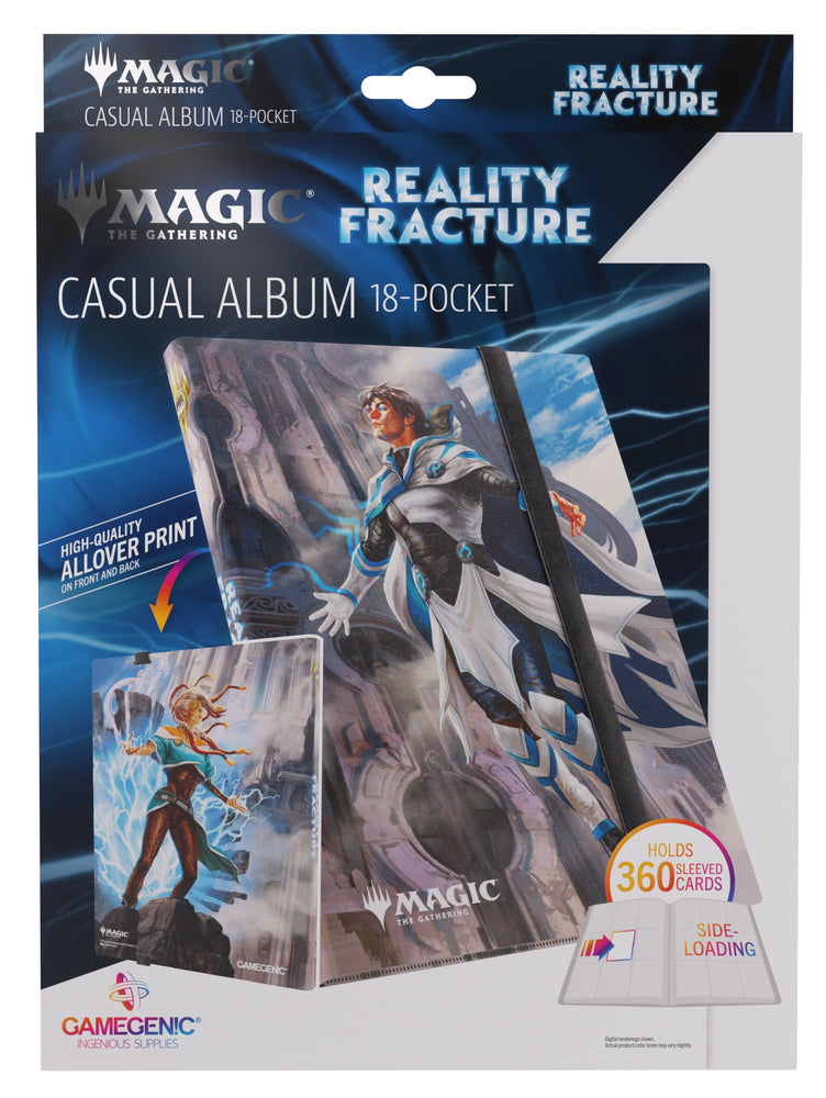 Gamegenic Magic Reality Fracture Casual Album 18-Pocket - Tam Beleren, Conflicted/Jace, Building Reality