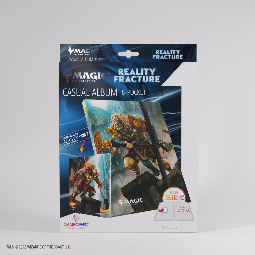 Gamegenic Magic Reality Fracture Casual Album 18-Pocket - Ajani, Path of Vengeance/Ajani, Counterattack Leader
