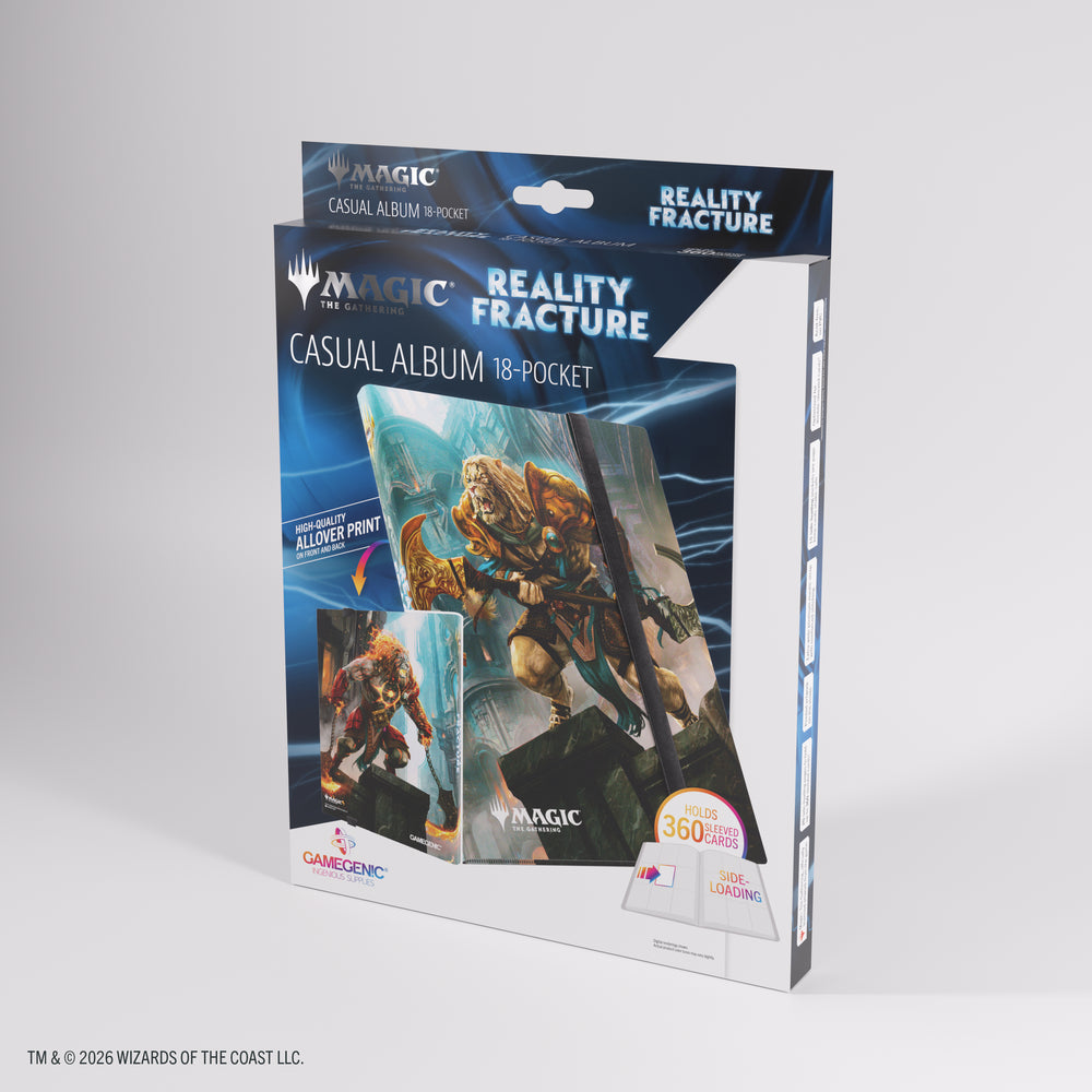 Gamegenic Magic Reality Fracture Casual Album 18-Pocket - Ajani, Path of Vengeance/Ajani, Counterattack Leader