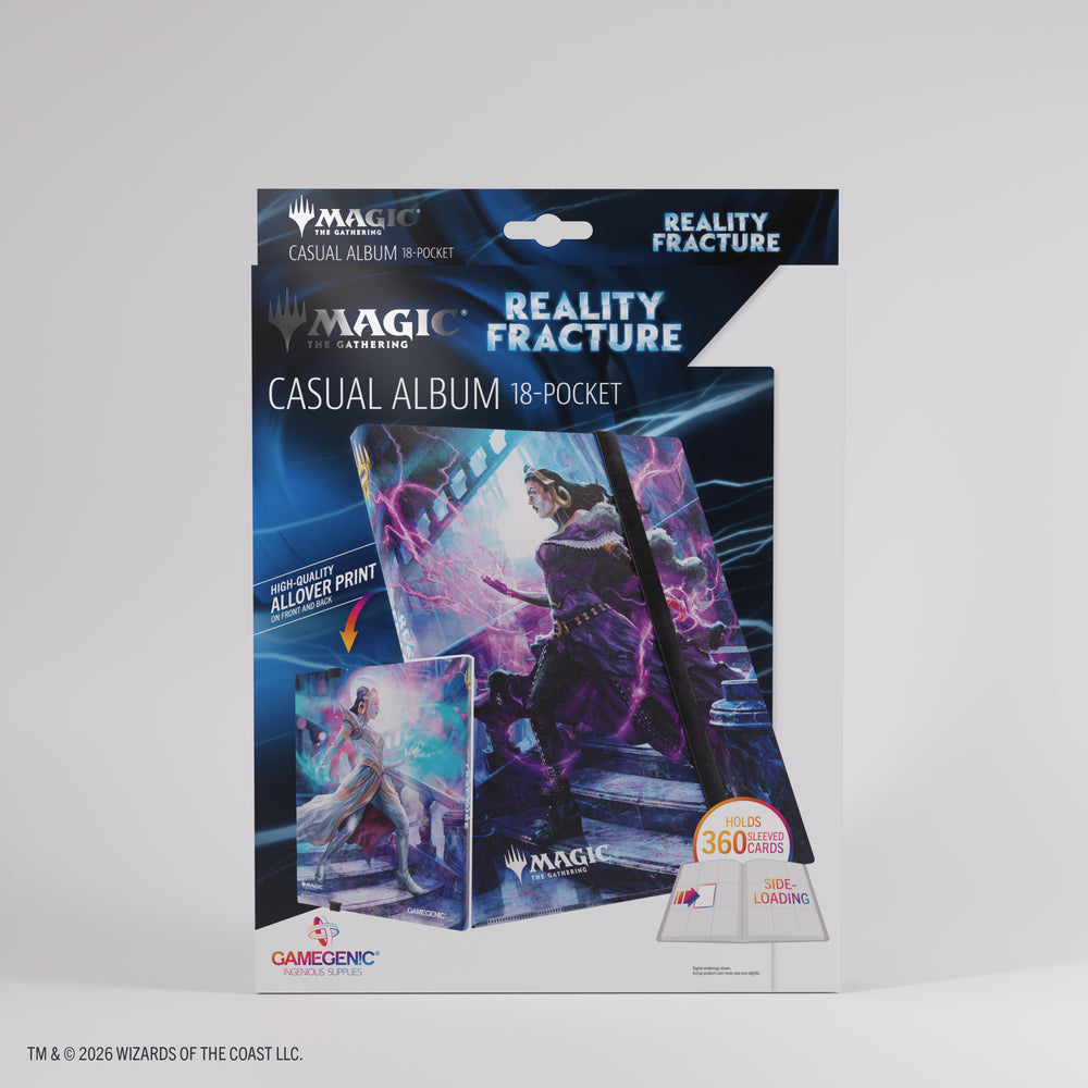 Gamegenic Magic Reality Fracture Casual Album 18-Pocket - Liliana, Devoted Healer/Liliana, Callous Necromancer