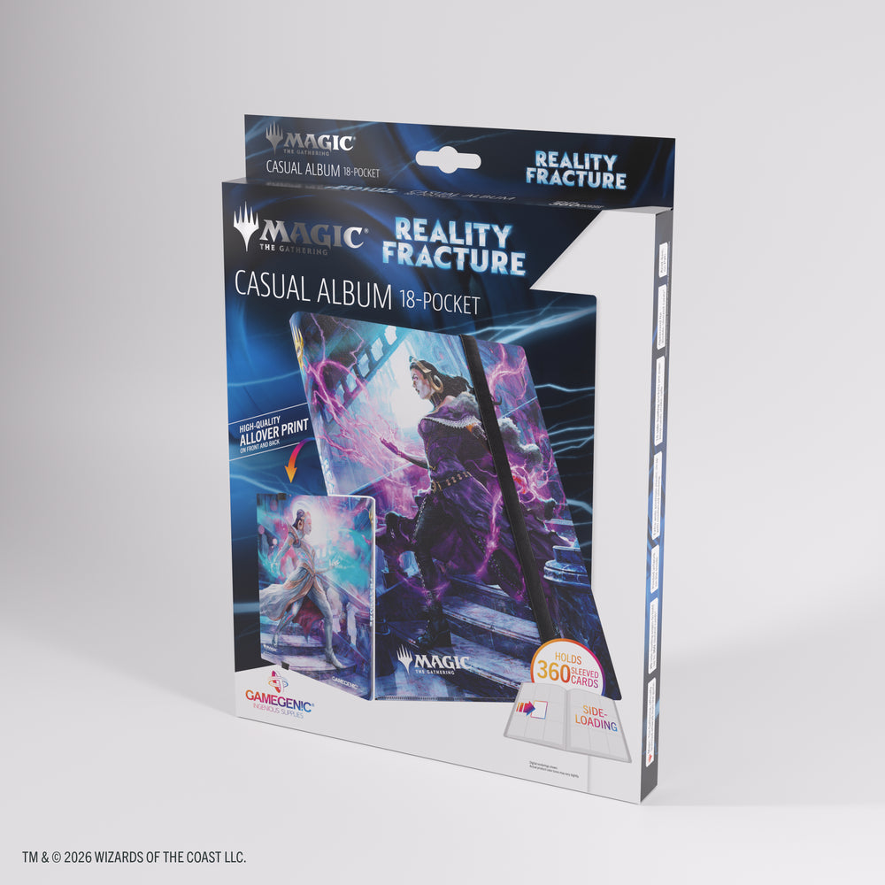 Gamegenic Magic Reality Fracture Casual Album 18-Pocket - Liliana, Devoted Healer/Liliana, Callous Necromancer