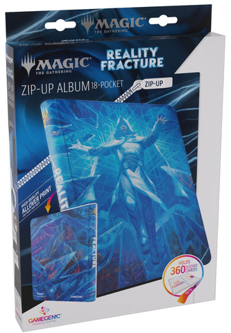 Gamegenic Magic Reality Fracture Zip-Up Album 18-Pocket - Overwrite the Multiverse