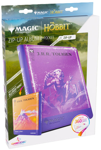 Gamegenic Magic The Hobbit Zip-Up Album 18-Pocket - Gollum, Riddle Master/The Lonely Mountain