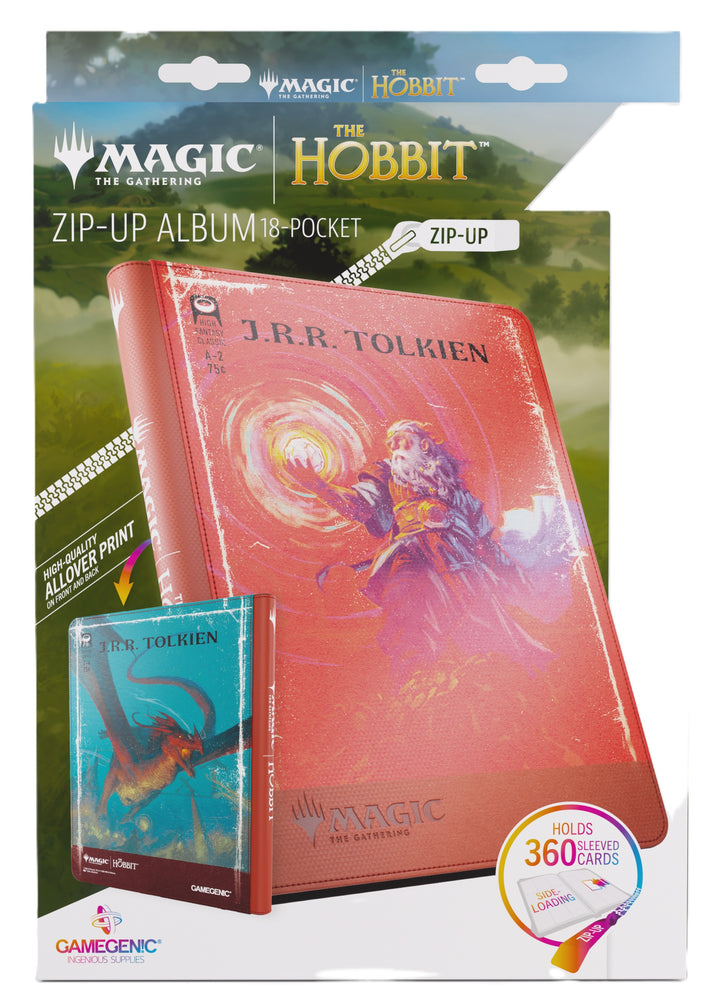 Gamegenic Magic The Hobbit Zip-Up Album 18-Pocket - The Arkenstone/Smaug, Worm of Dread