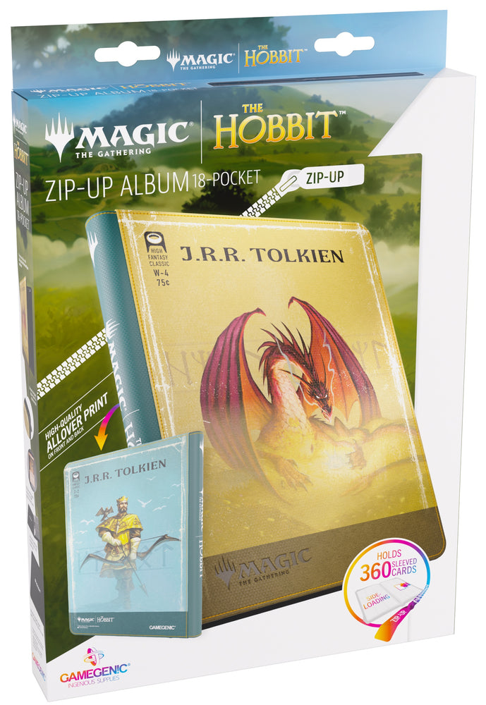 Gamegenic Magic The Hobbit Zip-Up Album 18-Pocket - Gleaming Splendor/The King of Dale