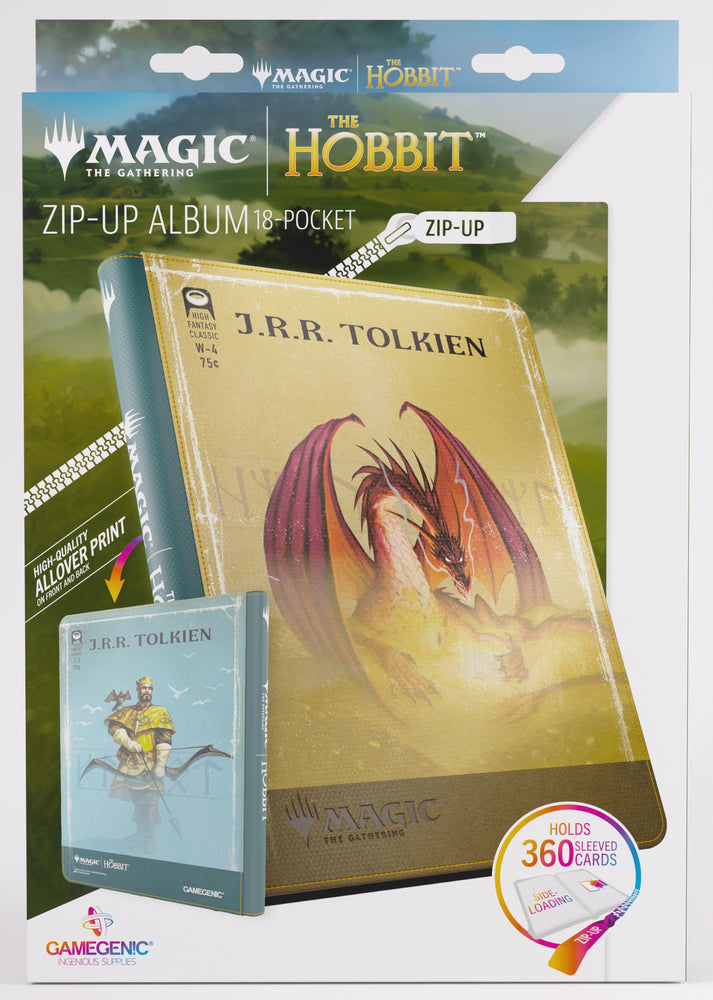 Gamegenic Magic The Hobbit Zip-Up Album 18-Pocket - Gleaming Splendor/The King of Dale