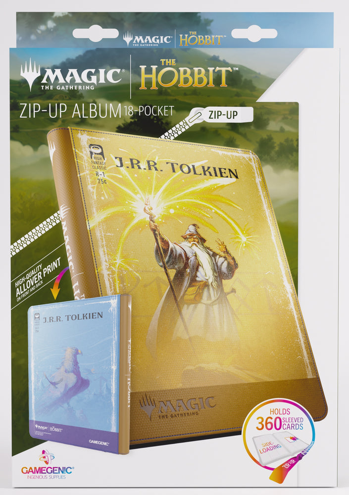 Gamegenic Magic The Hobbit Zip-Up Album 18-Pocket - Gandalf, Goblin's Bane/The Lord of the Eagles