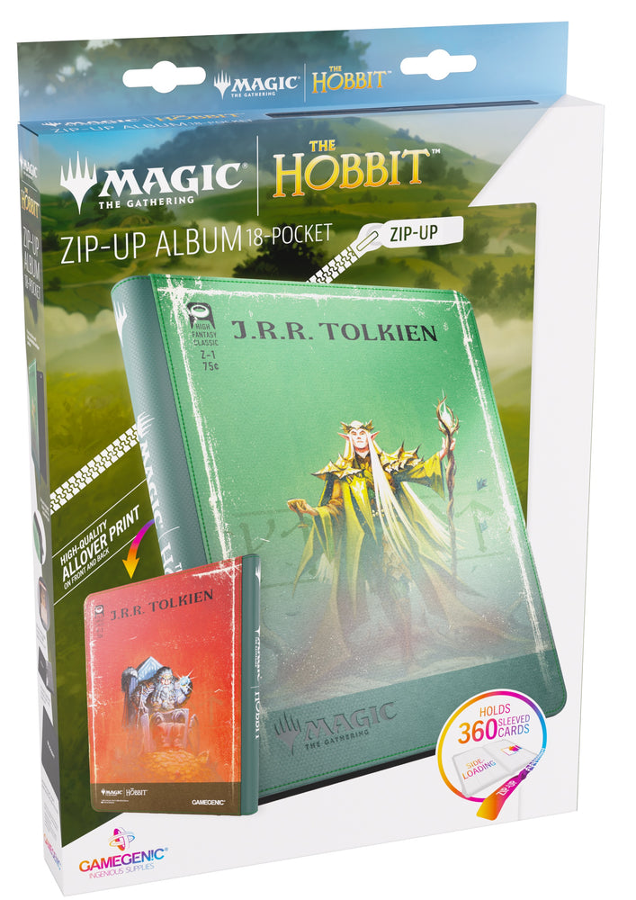 Gamegenic Magic The Hobbit Zip-Up Album 18-Pocket - Thranduil, the Elvenking/The Mountain-king