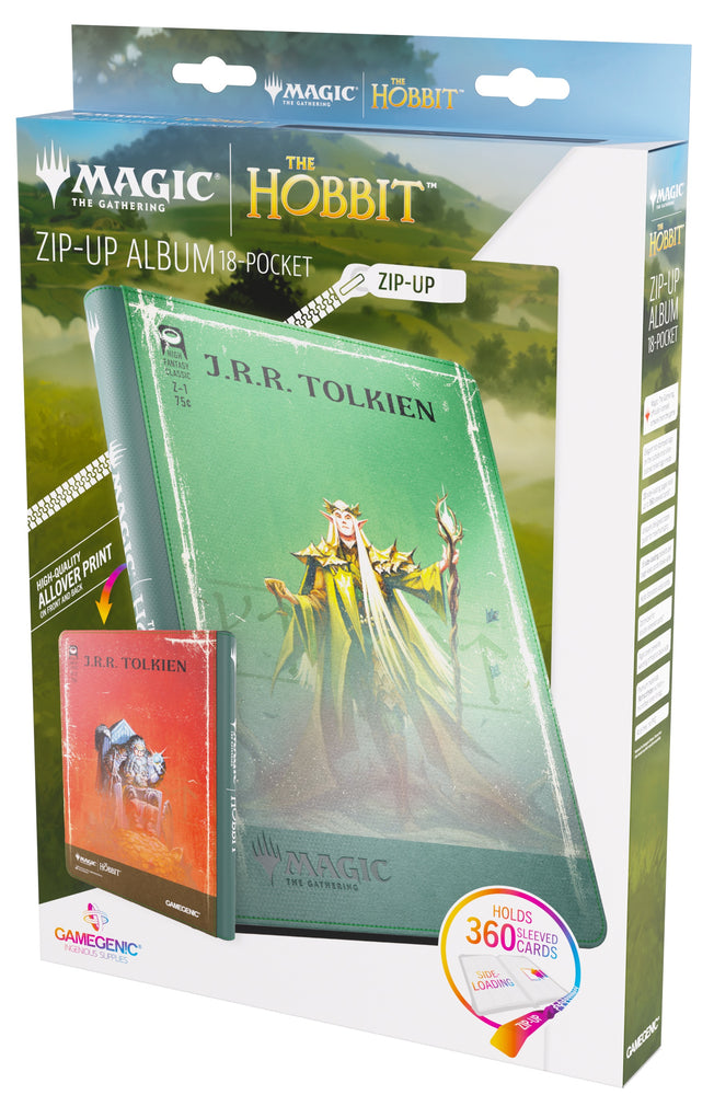 Gamegenic Magic The Hobbit Zip-Up Album 18-Pocket - Thranduil, the Elvenking/The Mountain-king
