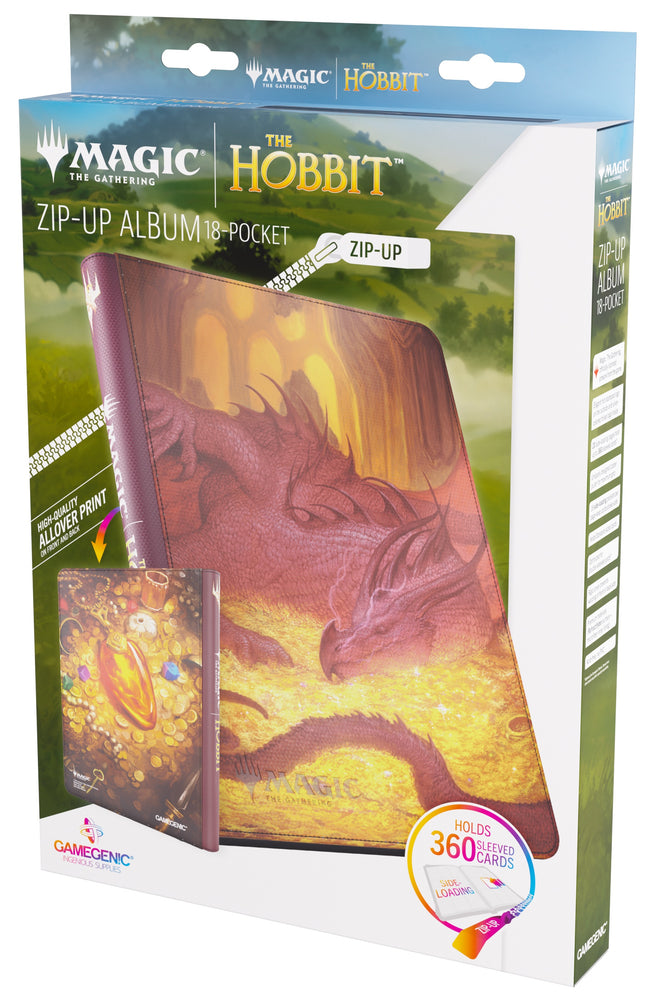 Gamegenic Magic The Hobbit Zip-Up Album 18-Pocket - Smaug's Mox Amber