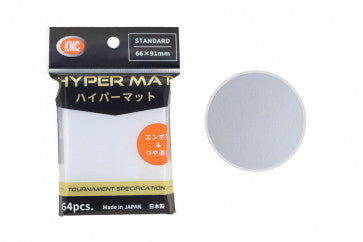 KMC Hyper MAT Sleeve 64 Pack (91mm x 66mm) - Clear