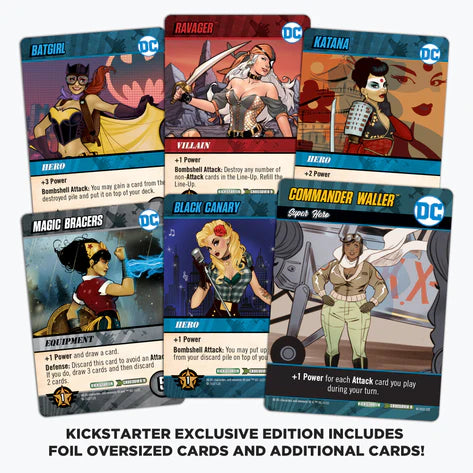 DC Deck-Building Game: DC Bombshells Crossover Pack 9 Kickstarter Edition