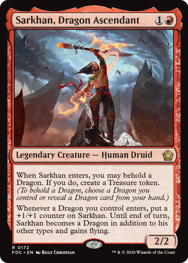 Sarkhan, Dragon Ascendant [Foundations Commander]