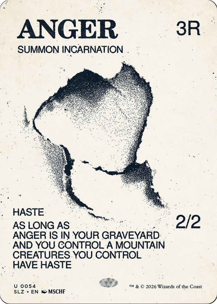 Anger (0054) [Secret Lair x MSCHF: The Zeta Set]