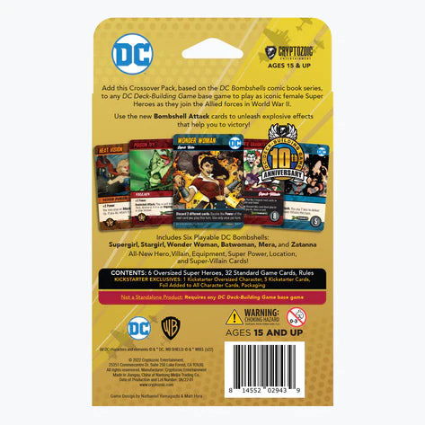DC Deck-Building Game: DC Bombshells Crossover Pack 9 Kickstarter Edition
