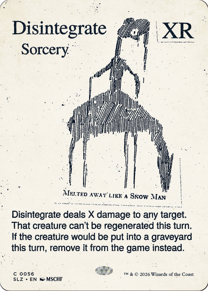 Disintegrate (0056) [Secret Lair x MSCHF: The Zeta Set]
