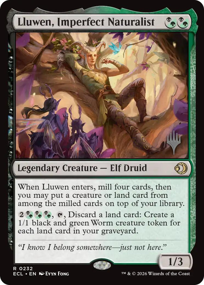Lluwen, Imperfect Naturalist [Lorwyn Eclipsed Promos]