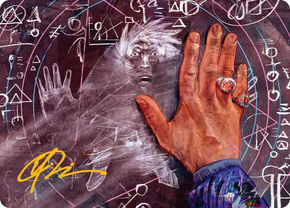 Solve for Disappointment Art Card (Gold-Stamped Signature) [Reality Fracture Art Series]