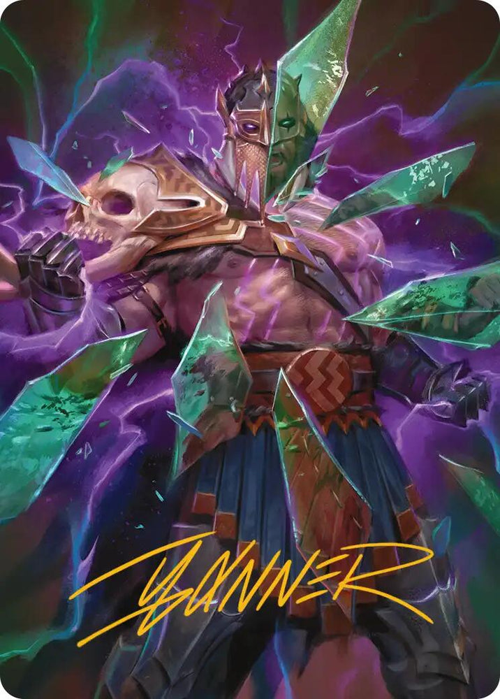 Rise of the Deathbringer Art Card (Gold-Stamped Signature) [Reality Fracture Art Series]