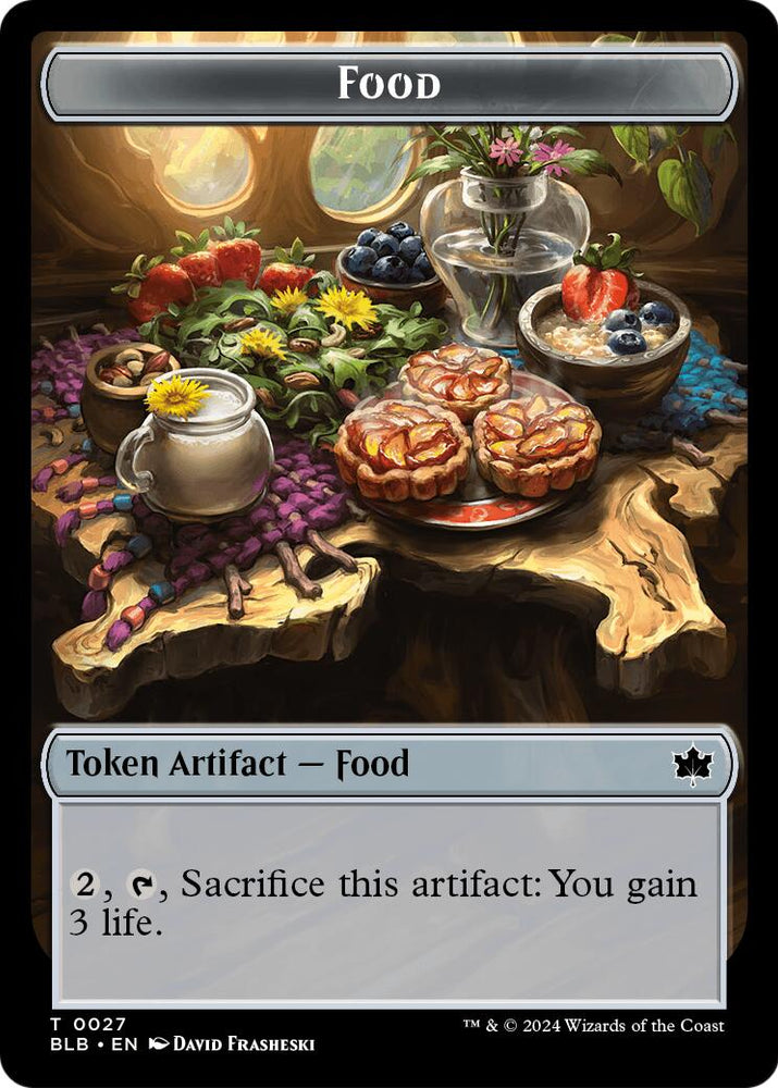 Food // Clue Token Double-Sided Token [Secrets of Strixhaven Tokens]