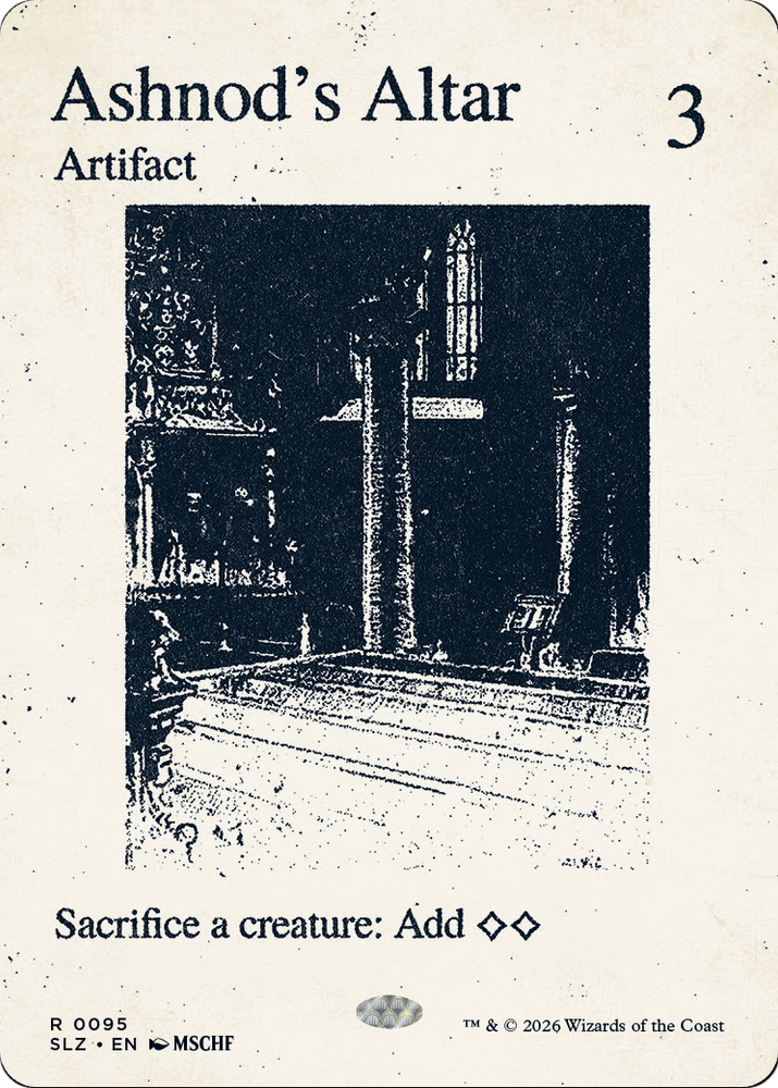 Ashnod's Altar (0095) [Secret Lair x MSCHF: The Zeta Set]