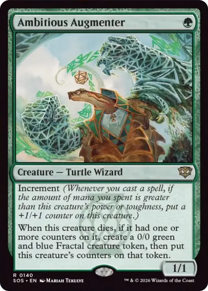 Ambitious Augmenter [Secrets of Strixhaven]
